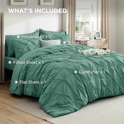 7 Piece Queen Comforter Set & Sheet Set