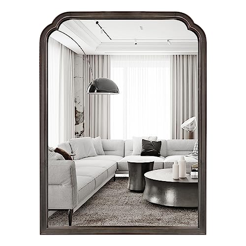 Wood Bathroom Mirrors for Wall Mounted
