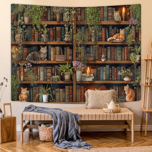 Magic Library Tapestry