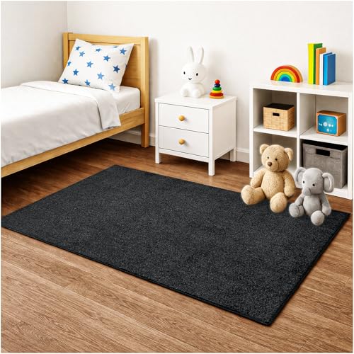 Soft & Colorful 4' Round Kids Classroom Area Rug