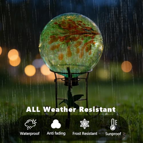 10" Diameter Garden Gazing Balls with Metal Stand