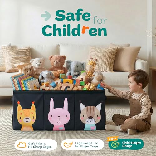 Extra Large Toy Storage Organizer with Lid