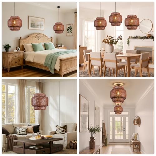 TeruTeru Ji Kaikang Bamboo Pendant Light