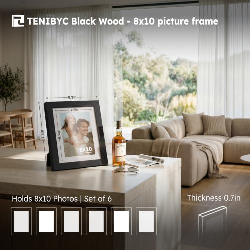 8x10 Picture Frame 6 Pack (6 Count)