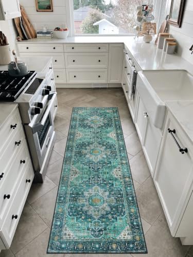 Ultra Thin Washable Vintage Runner Rug