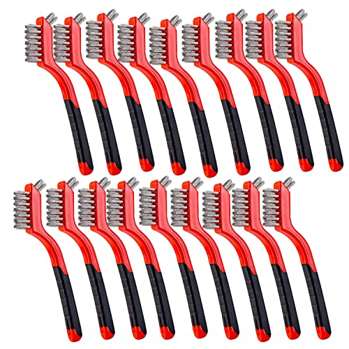 Wire Scratch Brush Set Soft Grip for Rust