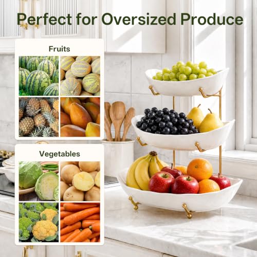 3 Tier Large Fruit Bowl