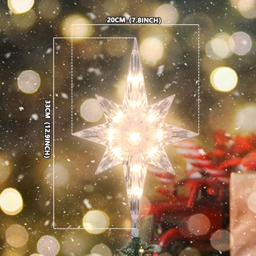 Lighted Christmas Tree Topper