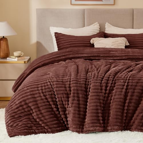 Fleece Queen Comforter Set