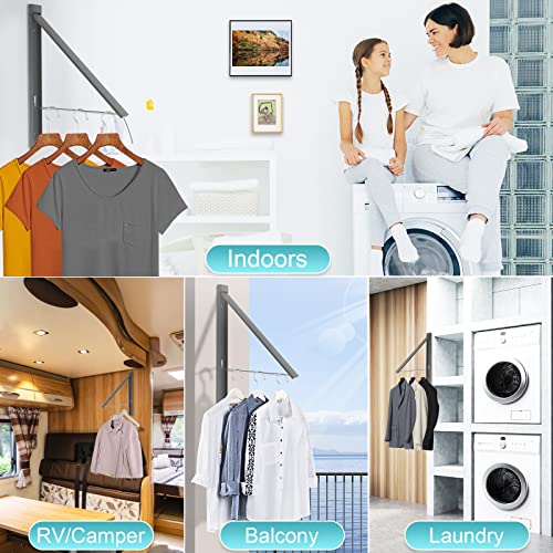 Retractable Clothes Drying Rack