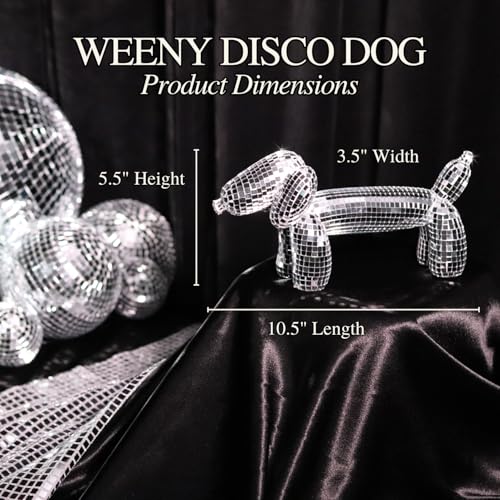 Disco Dachshund Statue