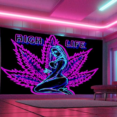 UV Reactive Blacklight Tapestry