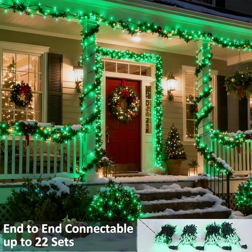 Green Christmas Lights (33 Foot)