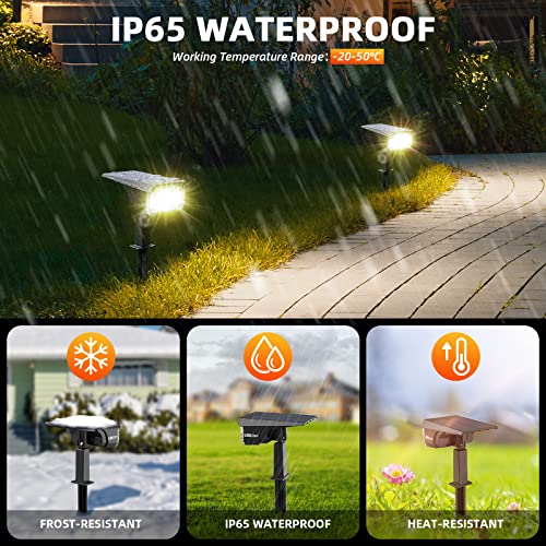 3 Brightness Modes Solar Outdoor Lights (8 Count)