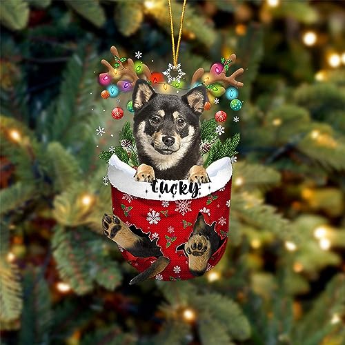 Shiba Inu 3 Dog Christmas Ornament
