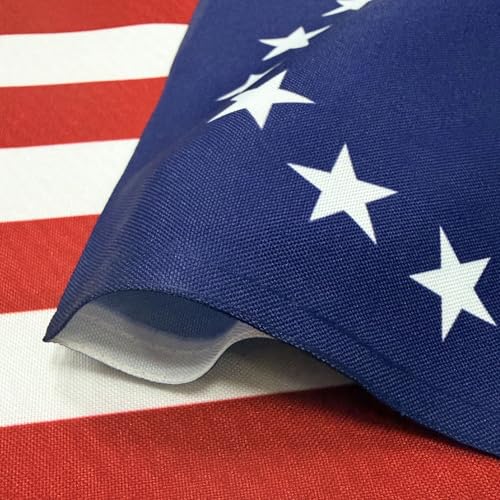 Garden Flag Stand with Betsy Ross Flag Garden Flags 12 x 18 Inch Metal 13 Star American Yard Flag Holder Pole Stake Small Flag Stands with Clips and Stopper