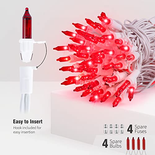 Red Christmas Lights (26 Foot)