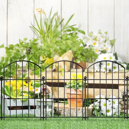 Metal Garden Fence 17 in x 10 ft (100 Foot)