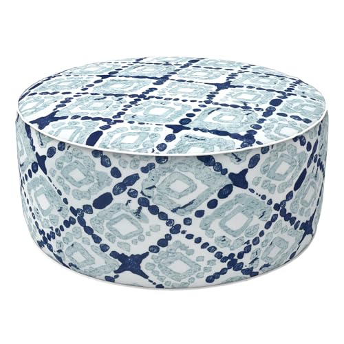 Inflatable Stool Ottoman Footrest with Handle