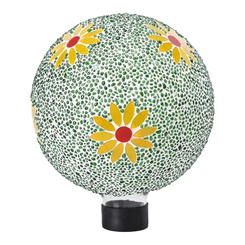 Gazing Ball 8" Glass Gazing Balls Sphere for Garden Lawn Outdoor Ornament Yard Decorative