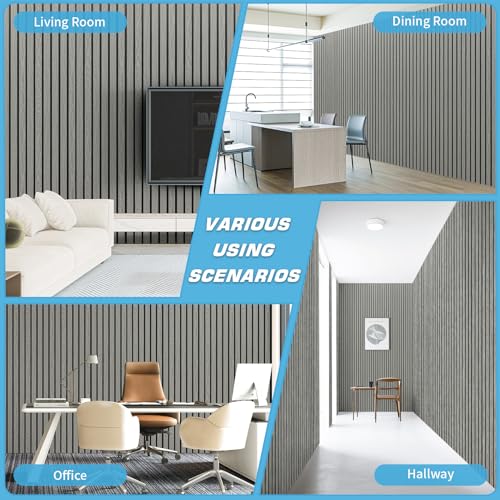 Six Grid Design Slim Slat Wall Panel