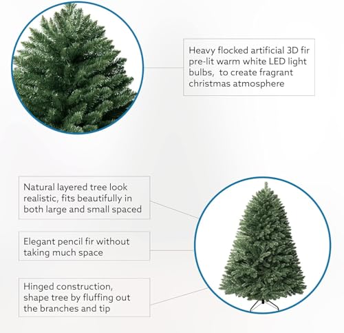 6.5ft Christmas Tree with Lights