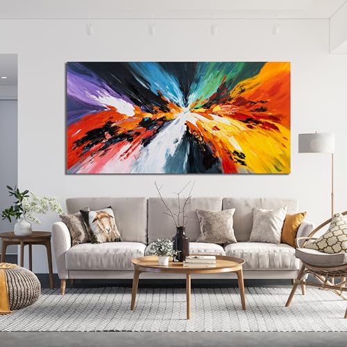Abstract Wall Art Decor Modern Colorful Wall Art Prints For Bedroom 24"x48"