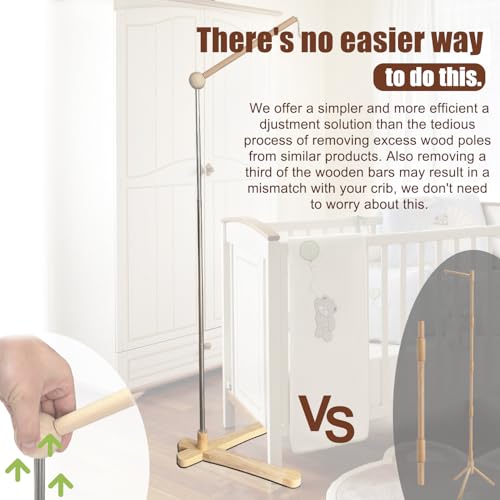 Crib Mobile Wooden Arm
