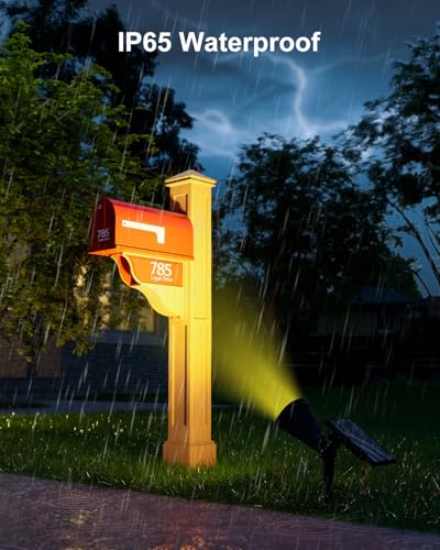 Color Change Solar Spot Light Outdoor Waterproof RGB Halloween Decor