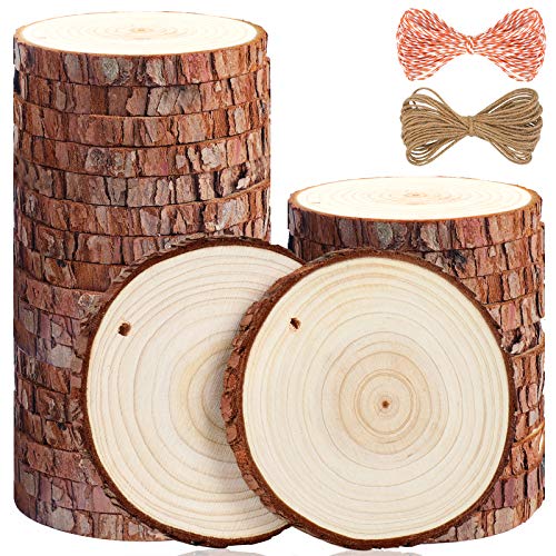 Natural Wood Slices (30 Count)