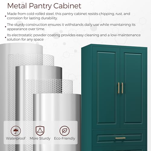 75" Tall Kitchen Pantry Cabinet