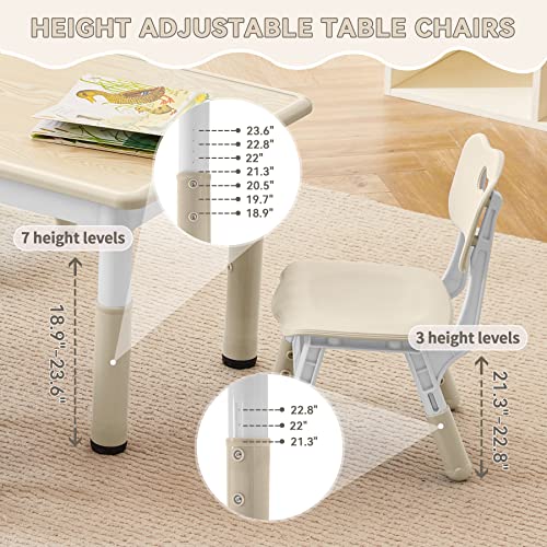 Kids Study Table and Chairs Set