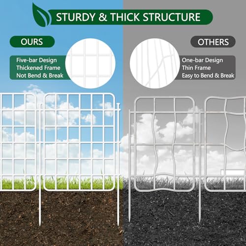 13ft x 17in Garden Fence Animal Barrier (2652 sq inch sq inch)