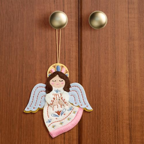 Heavenly Angel Christmas Ornament Keepsake Card with Envelope