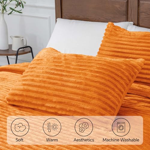 Fleece Queen Comforter Set