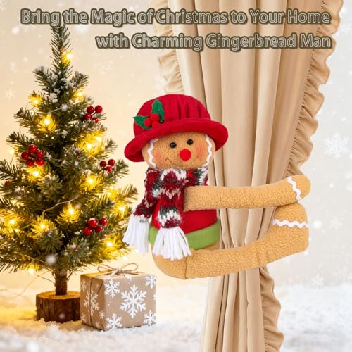 Gingerbread Christmas Tree Topper Decorations