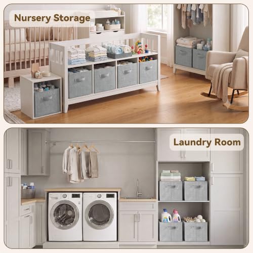 Closet Storage Bins with Handles (3 Count)