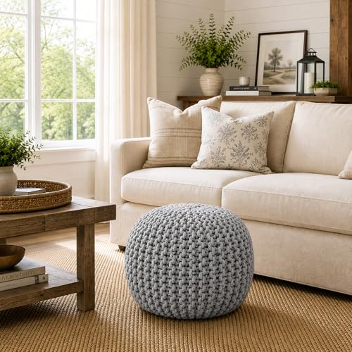 Round Pouf Ottoman