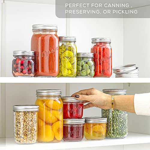 16 Oz Mason Jars With Lids (6 Count)