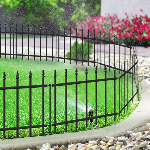 Decorative Metal Garden Fence 18" x 10' (75 Sq Ft)