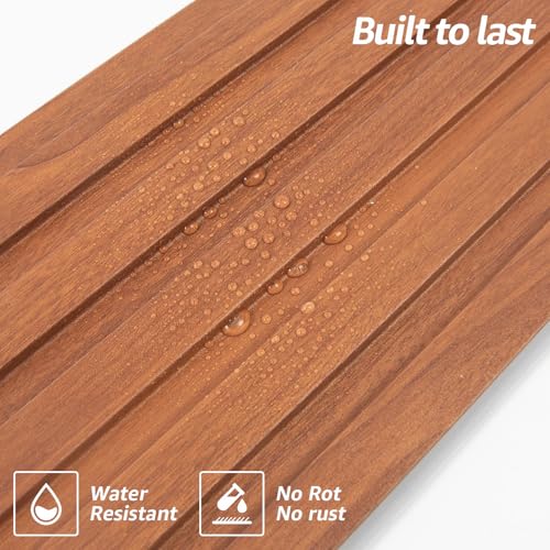 108 x 6 Inch WPC Wood Slat Wall Panels (8 Count)