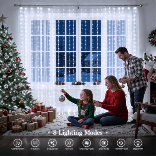 300LED Fairy Curtain Lights