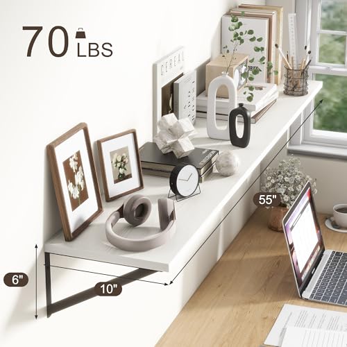 Floating Shelves 55 Inch Long (2 Count)