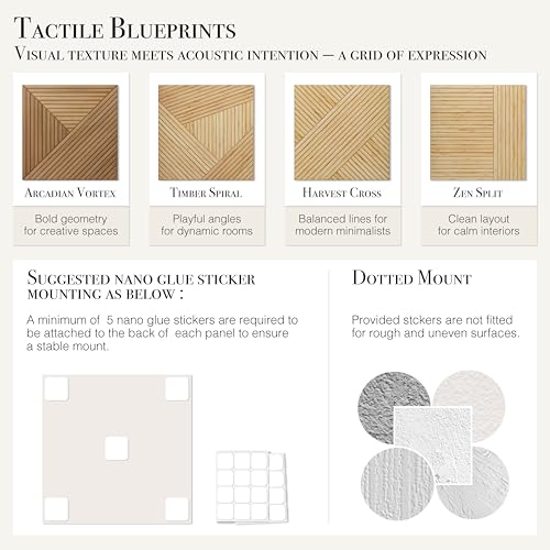 Acoustic Wall Panels (6 Count)