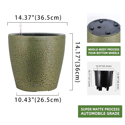 15x14 Self Watering Planter with Wheels