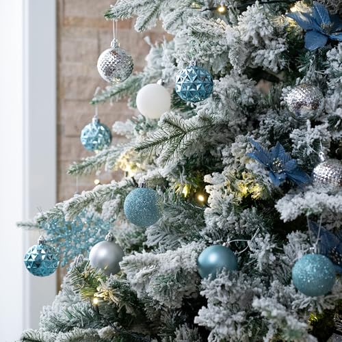 50ct Christmas Tree Decorations Ball Ornaments 2.36 Inches (50 Count)