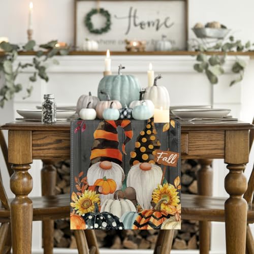 210 GSM Fall Table Runner Home Party Decor 13x120 Inch