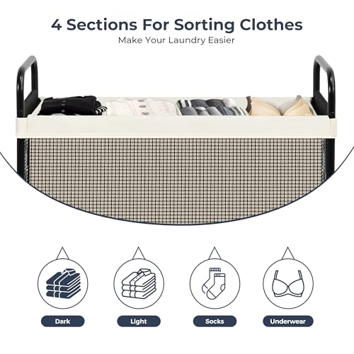 Laundry Hamper 4 Section