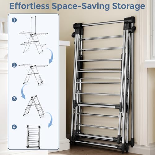 Large Capacity Clothes Drying Rack