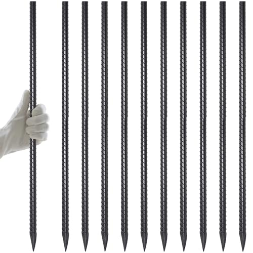 Straight Rebar Stakes 24 Inch 1 (10 Count)